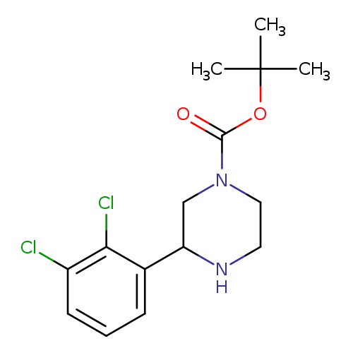 O=C(N1CCNC(C1)c1cccc(c1Cl)Cl)OC(C)(C)C