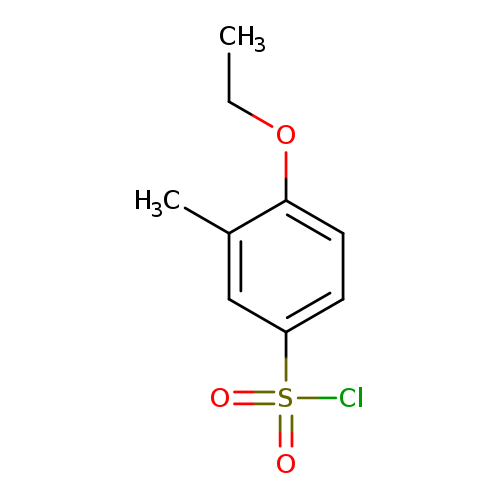 CCOc1ccc(cc1C)S(=O)(=O)Cl