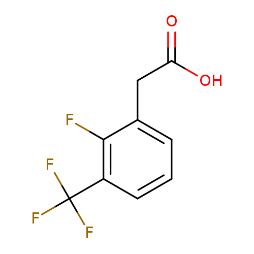 OC(=O)Cc1cccc(c1F)C(F)(F)F