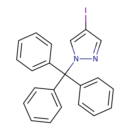 Ic1cnn(c1)C(c1ccccc1)(c1ccccc1)c1ccccc1