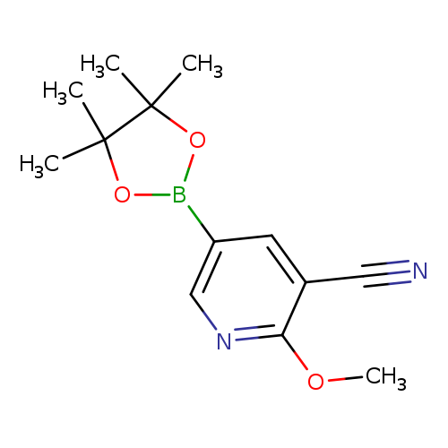 N#Cc1cc(cnc1OC)B1OC(C(O1)(C)C)(C)C