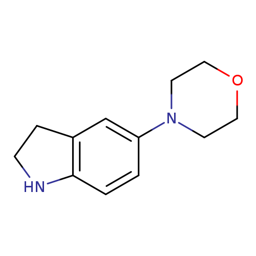 O1CCN(CC1)c1ccc2c(c1)CCN2