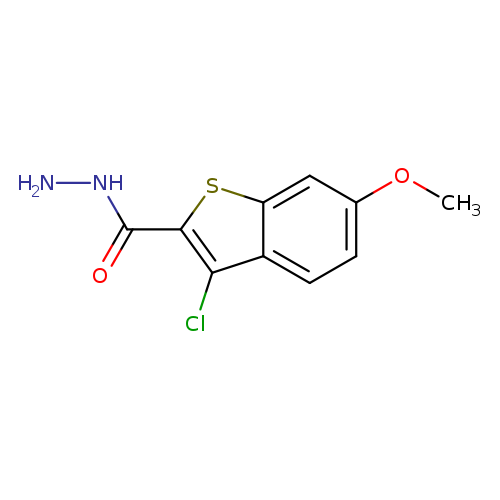 NNC(=O)c1sc2c(c1Cl)ccc(c2)OC