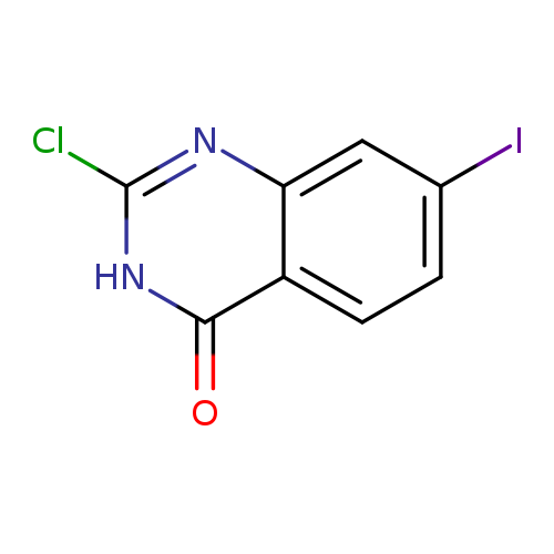 Ic1ccc2c(c1)nc([nH]c2=O)Cl