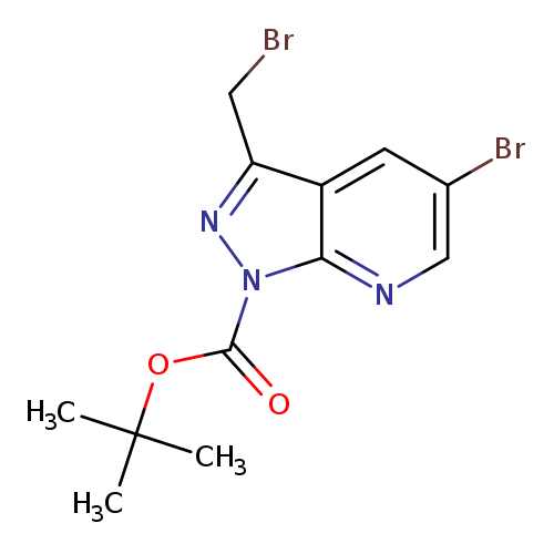 BrCc1nn(c2c1cc(Br)cn2)C(=O)OC(C)(C)C