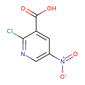 [O-][N+](=O)c1cnc(c(c1)C(=O)O)Cl