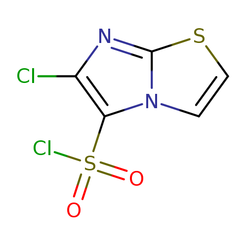 Clc1nc2n(c1S(=O)(=O)Cl)ccs2