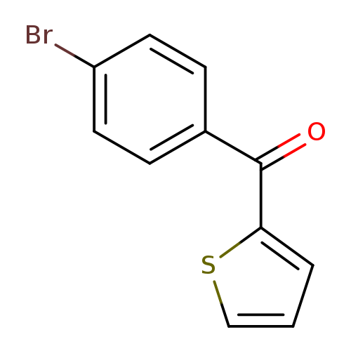Brc1ccc(cc1)C(=O)c1cccs1