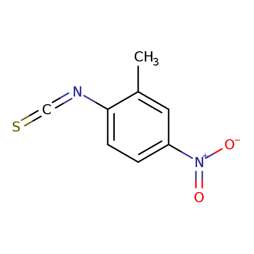 S=C=Nc1ccc(cc1C)[N+](=O)[O-]