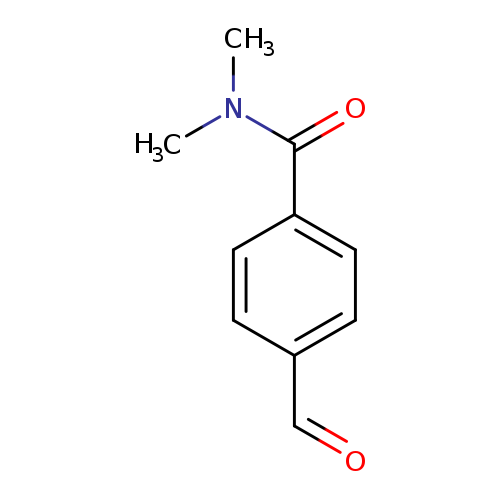 O=Cc1ccc(cc1)C(=O)N(C)C