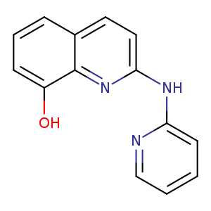 Oc1cccc2c1nc(cc2)Nc1ccccn1
