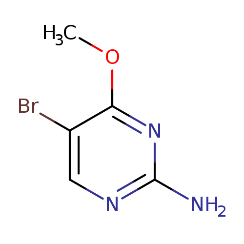 COc1nc(N)ncc1Br