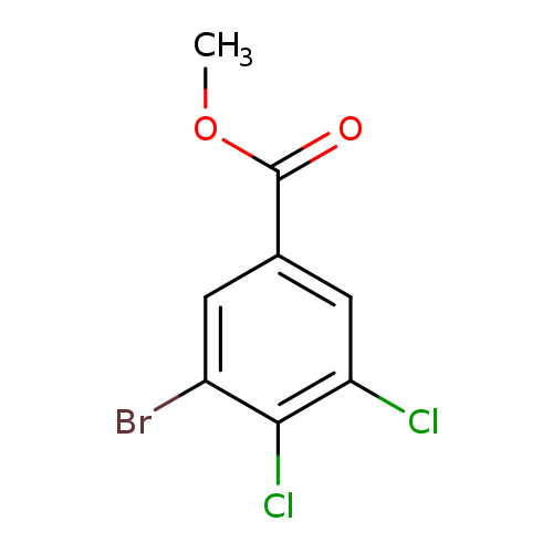 COC(=O)c1cc(Cl)c(c(c1)Br)Cl