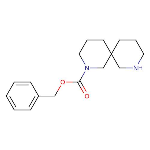 O=C(N1CCCC2(C1)CCCNC2)OCc1ccccc1