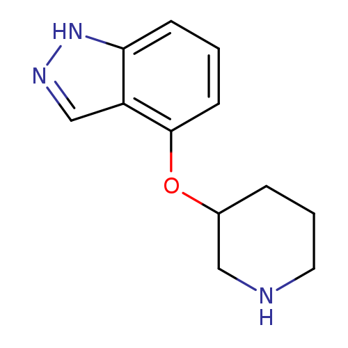 C1CCC(CN1)Oc1cccc2c1cn[nH]2