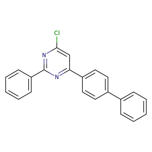 Clc1cc(nc(n1)c1ccccc1)c1ccc(cc1)c1ccccc1