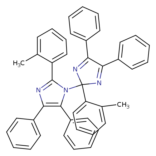 Cc1ccccc1c1nc(c(n1C1(N=C(C(=N1)c1ccccc1)c1ccccc1)c1ccccc1C)c1ccccc1)c1ccccc1