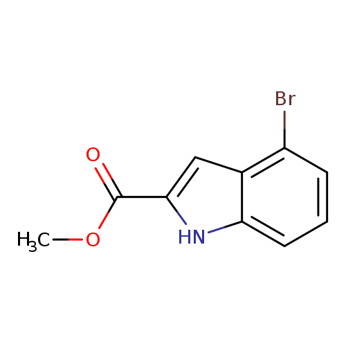 COC(=O)c1cc2c([nH]1)cccc2Br