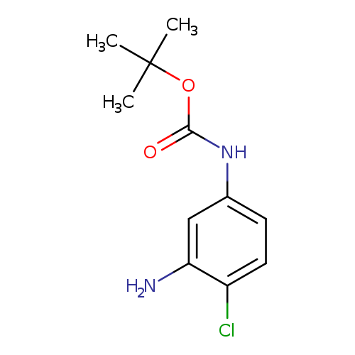 O=C(OC(C)(C)C)Nc1ccc(c(c1)N)Cl