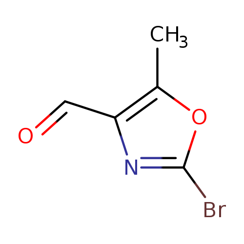 O=Cc1nc(oc1C)Br