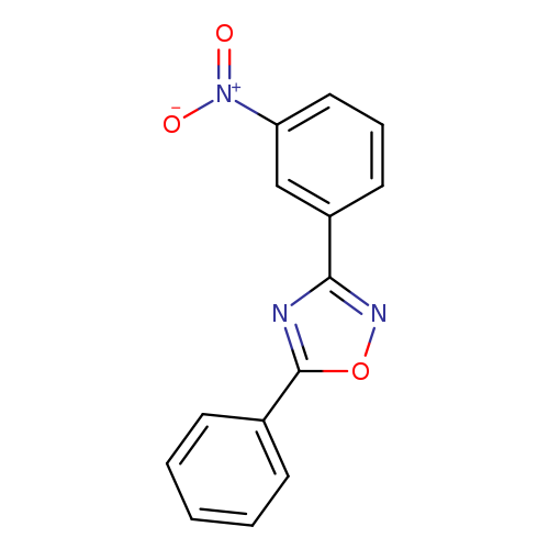 [O-][N+](=O)c1cccc(c1)c1noc(n1)c1ccccc1