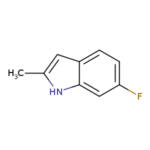 Fc1ccc2c(c1)[nH]c(c2)C