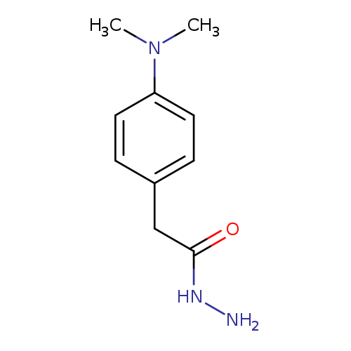 NNC(=O)Cc1ccc(cc1)N(C)C