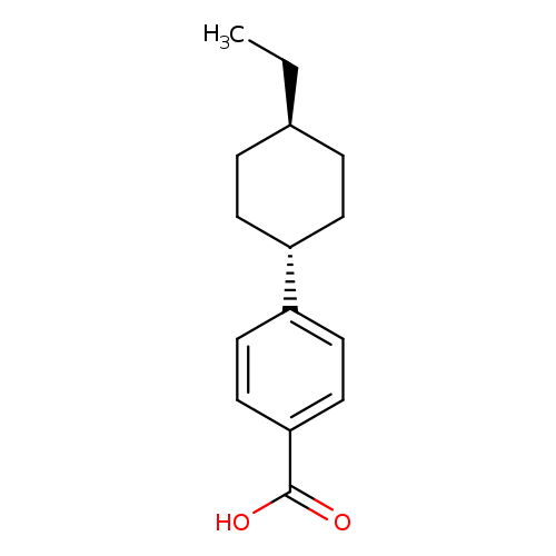 CC[C@@H]1CC[C@H](CC1)c1ccc(cc1)C(=O)O