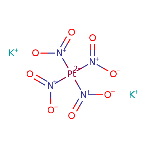 [O-][N+](=O)[Pt-2]([N+](=O)[O-])([N+](=O)[O-])[N+](=O)[O-].[K+].[K+]