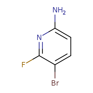 Nc1ccc(c(n1)F)Br