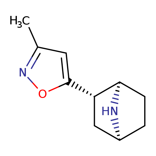 Cc1cc(on1)[C@H]1C[C@H]2N[C@@H]1CC2