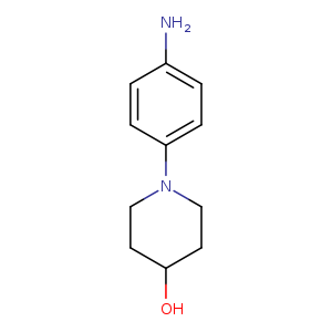 OC1CCN(CC1)c1ccc(cc1)N