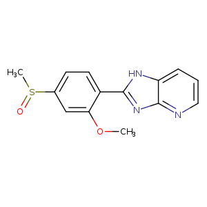 COc1cc(ccc1c1nc2c([nH]1)cccn2)S(=O)C