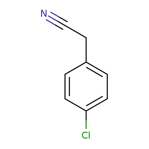 N#CCc1ccc(cc1)Cl