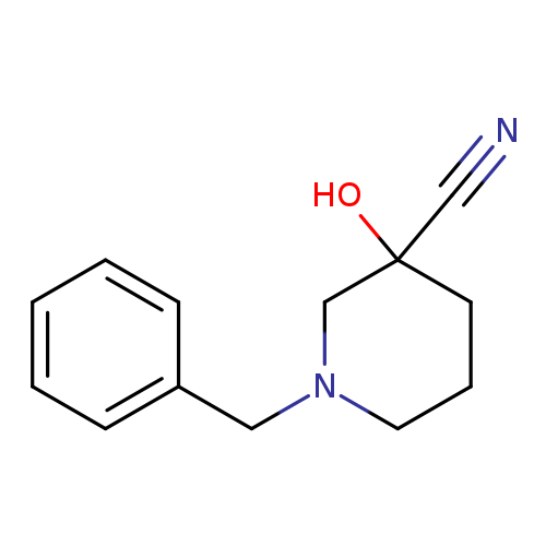 N#CC1(O)CCCN(C1)Cc1ccccc1