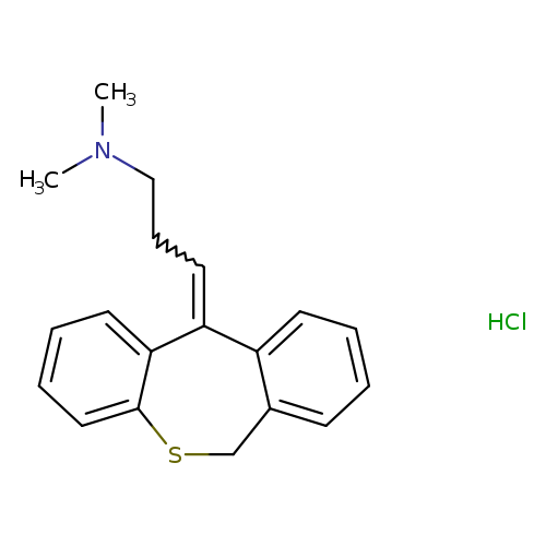 CN(CCC=C1c2ccccc2SCc2c1cccc2)C.Cl
