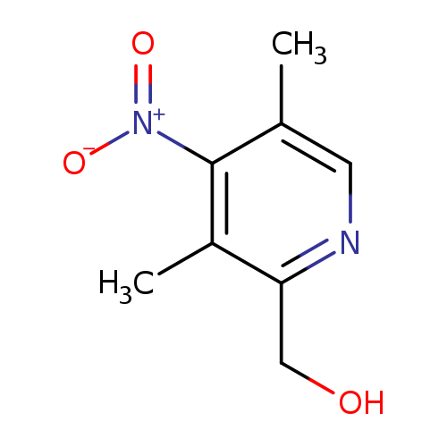 OCc1ncc(c(c1C)[N+](=O)[O-])C