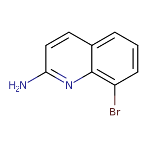 Nc1ccc2c(n1)c(Br)ccc2