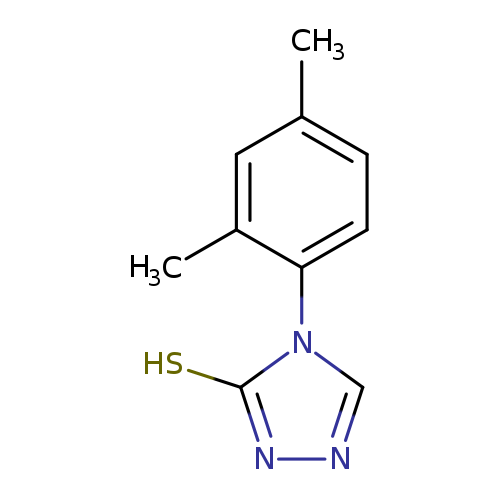 Cc1ccc(c(c1)C)n1cnnc1S