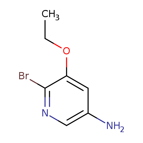 CCOc1cc(N)cnc1Br