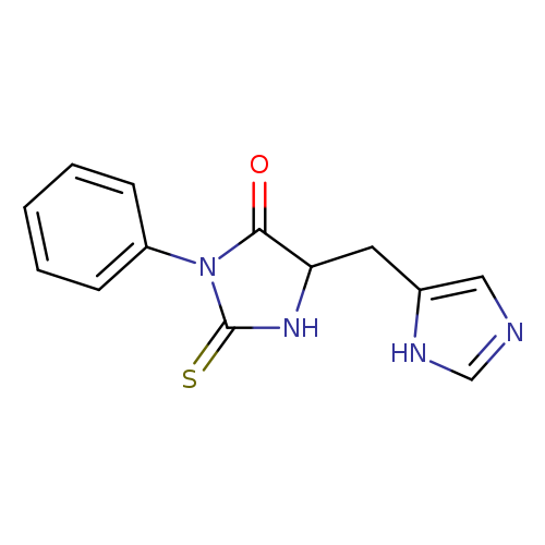 S=C1NC(C(=O)N1c1ccccc1)Cc1cnc[nH]1