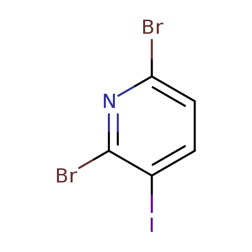 Brc1ccc(c(n1)Br)I