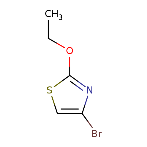 CCOc1nc(cs1)Br