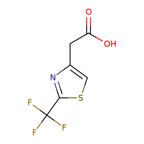 OC(=O)Cc1csc(n1)C(F)(F)F