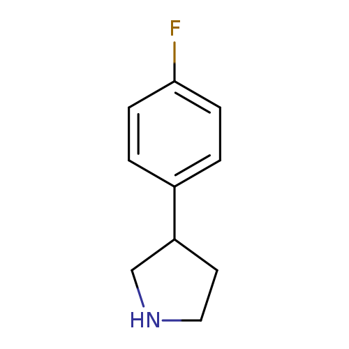 Fc1ccc(cc1)C1CNCC1