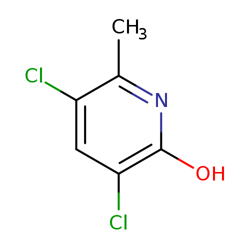 Clc1cc(Cl)c(nc1C)O
