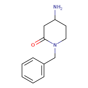 NC1CCN(C(=O)C1)Cc1ccccc1