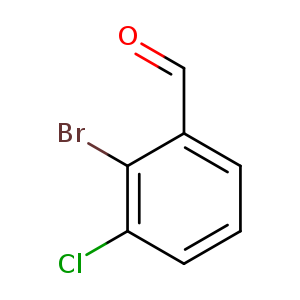 O=Cc1cccc(c1Br)Cl