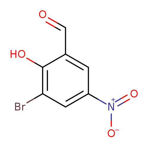 O=Cc1cc(cc(c1O)Br)[N+](=O)[O-]