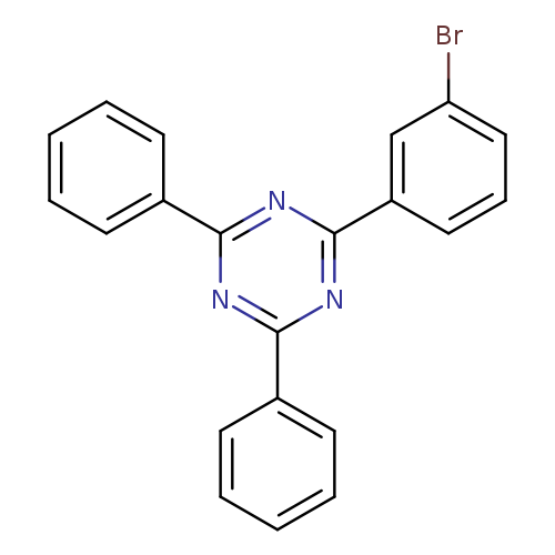 Brc1cccc(c1)c1nc(nc(n1)c1ccccc1)c1ccccc1